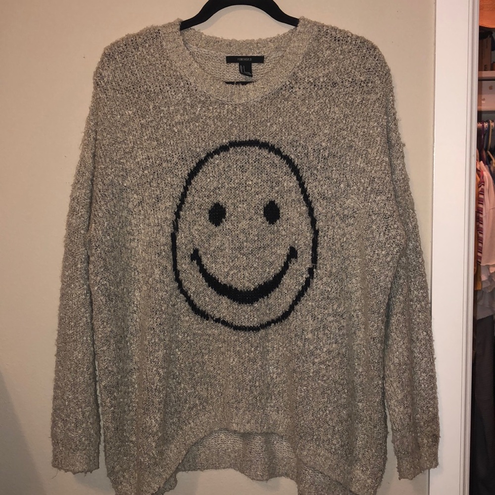 SMILEY FACE SWEATER